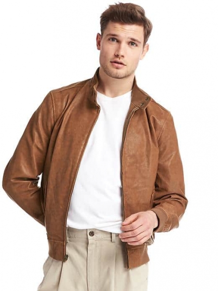 Harrington leather jacket new